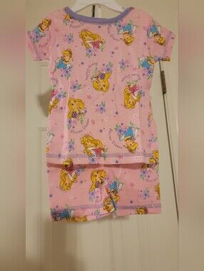 Disney Pink Princess Dreams Short Pajama Set